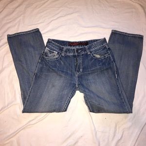 Men’s rock & roll cowboy jeans